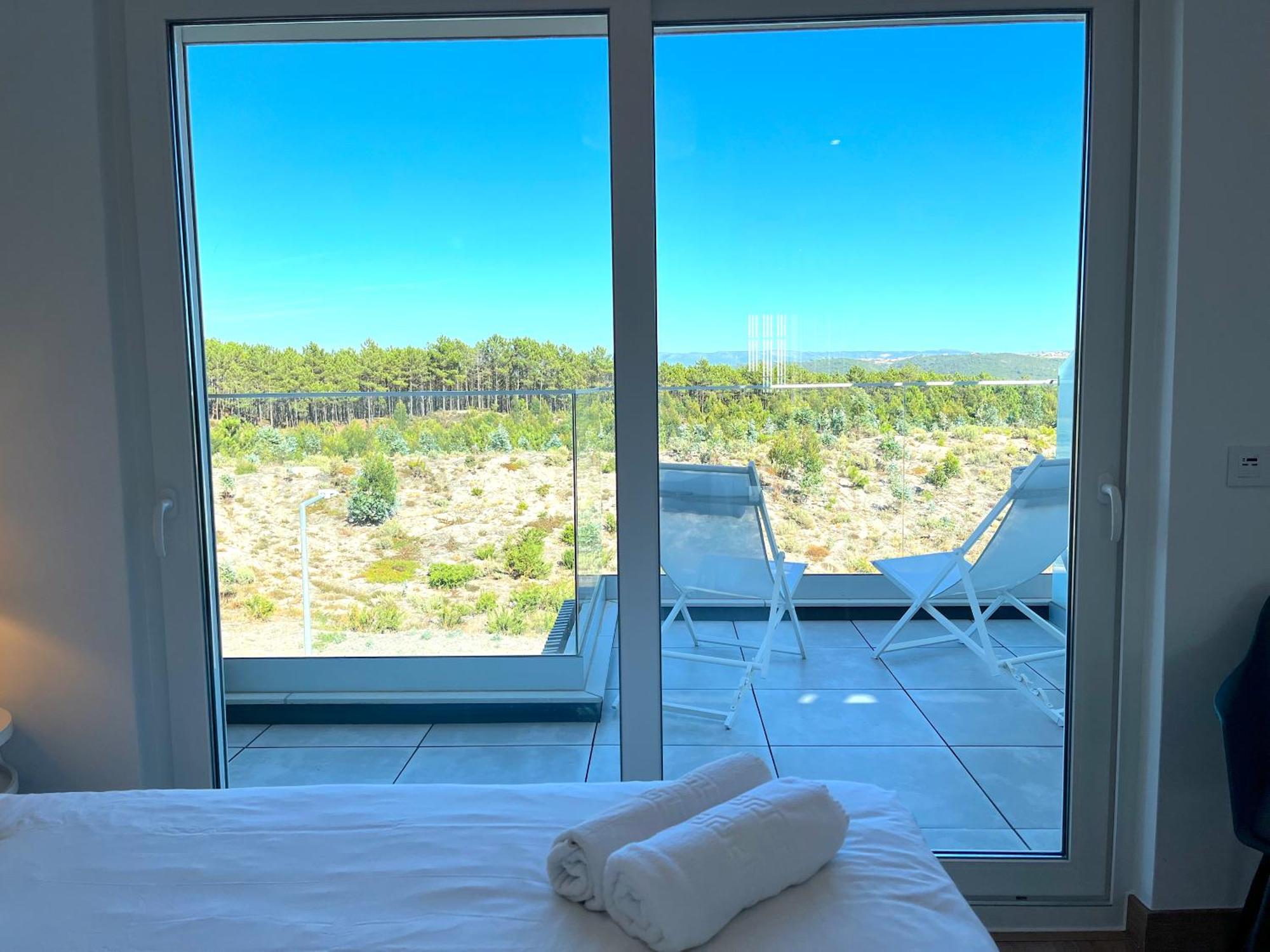Mar A Vista - Condominium With Pool, Gym And Sea Views Nazaré Exteriör bild