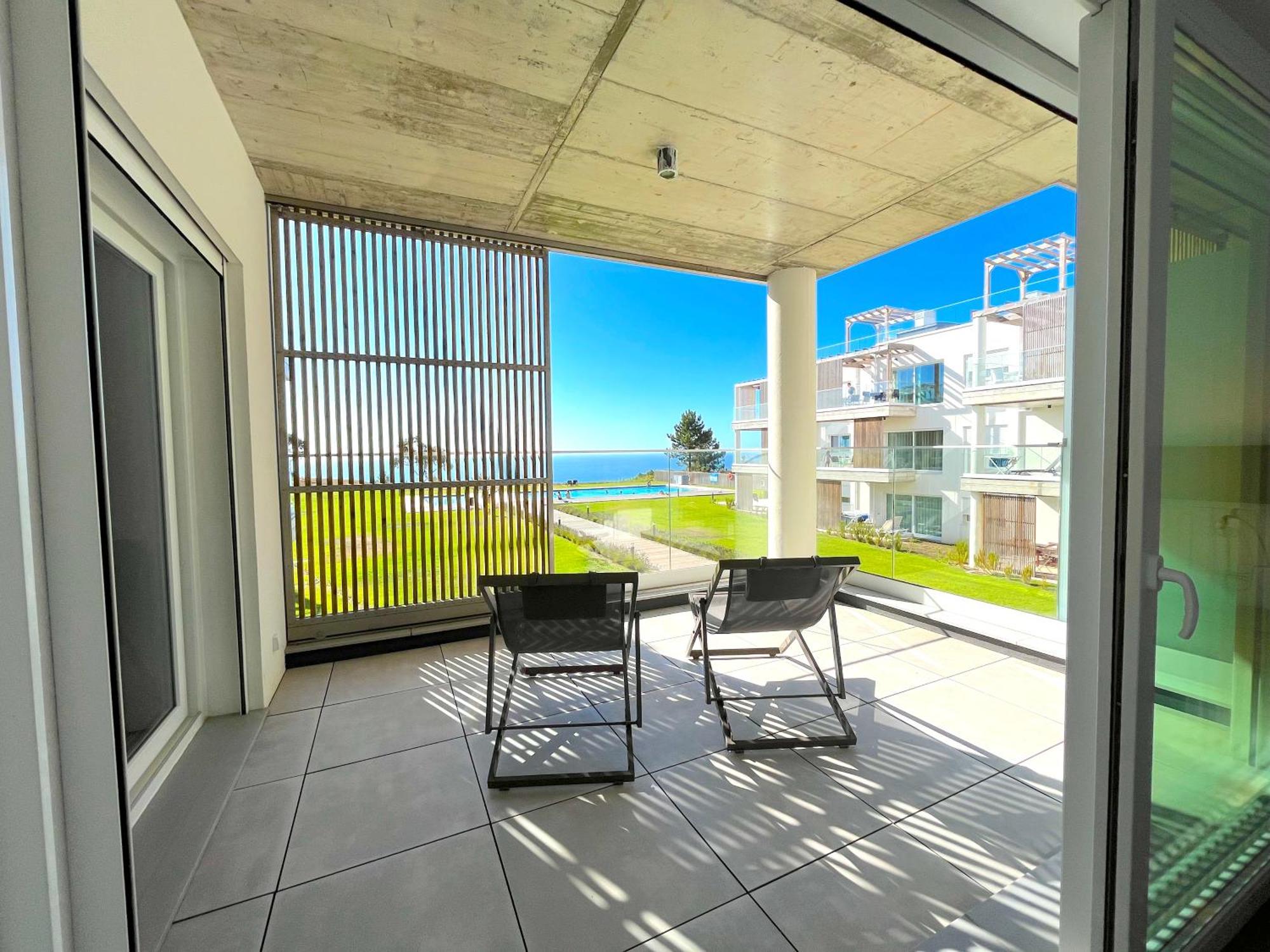 Mar A Vista - Condominium With Pool, Gym And Sea Views Nazaré Exteriör bild