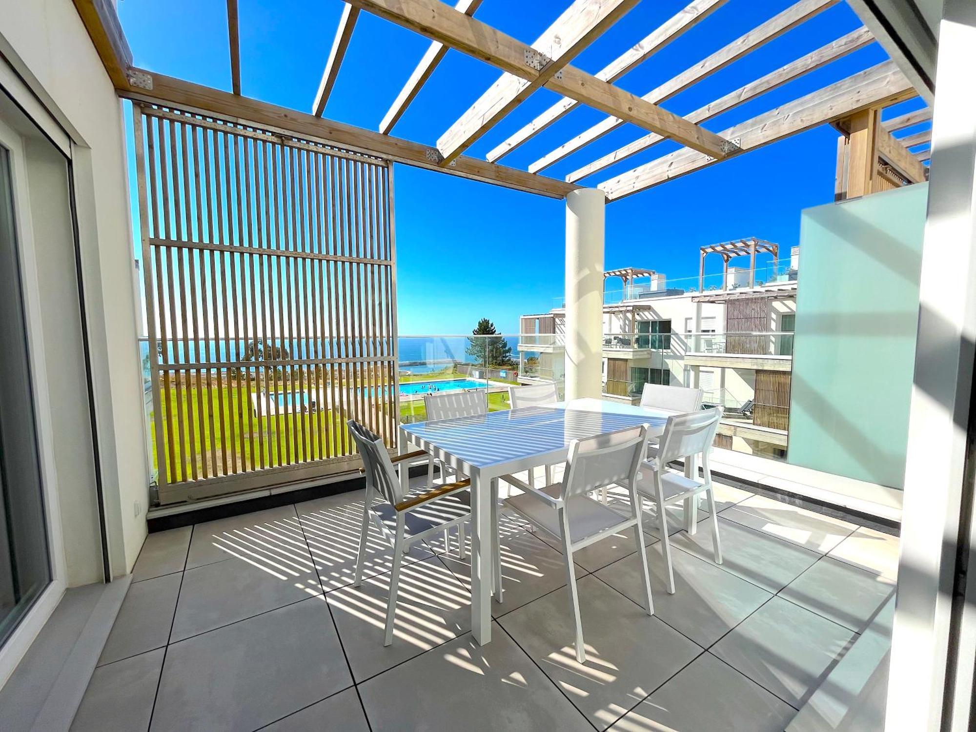 Mar A Vista - Condominium With Pool, Gym And Sea Views Nazaré Exteriör bild