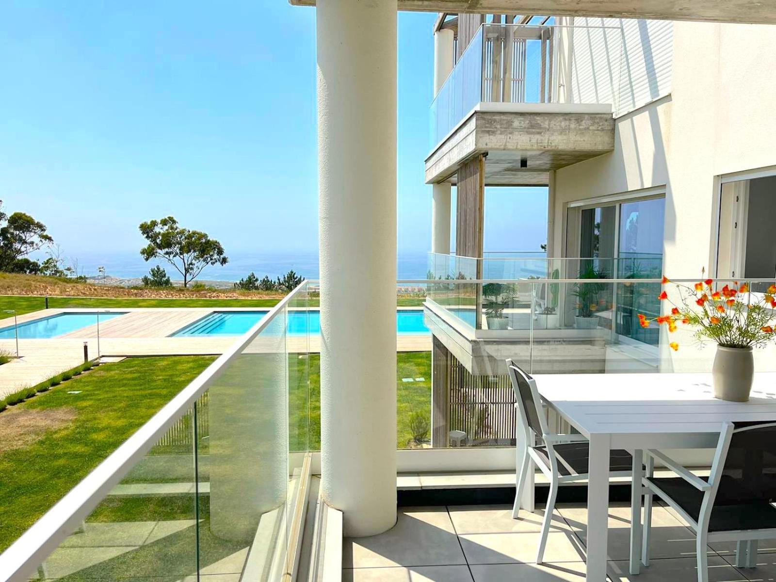 Mar A Vista - Condominium With Pool, Gym And Sea Views Nazaré Exteriör bild