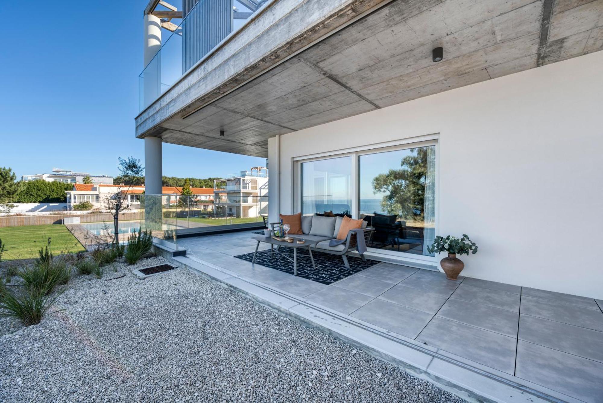 Mar A Vista - Condominium With Pool, Gym And Sea Views Nazaré Rum bild