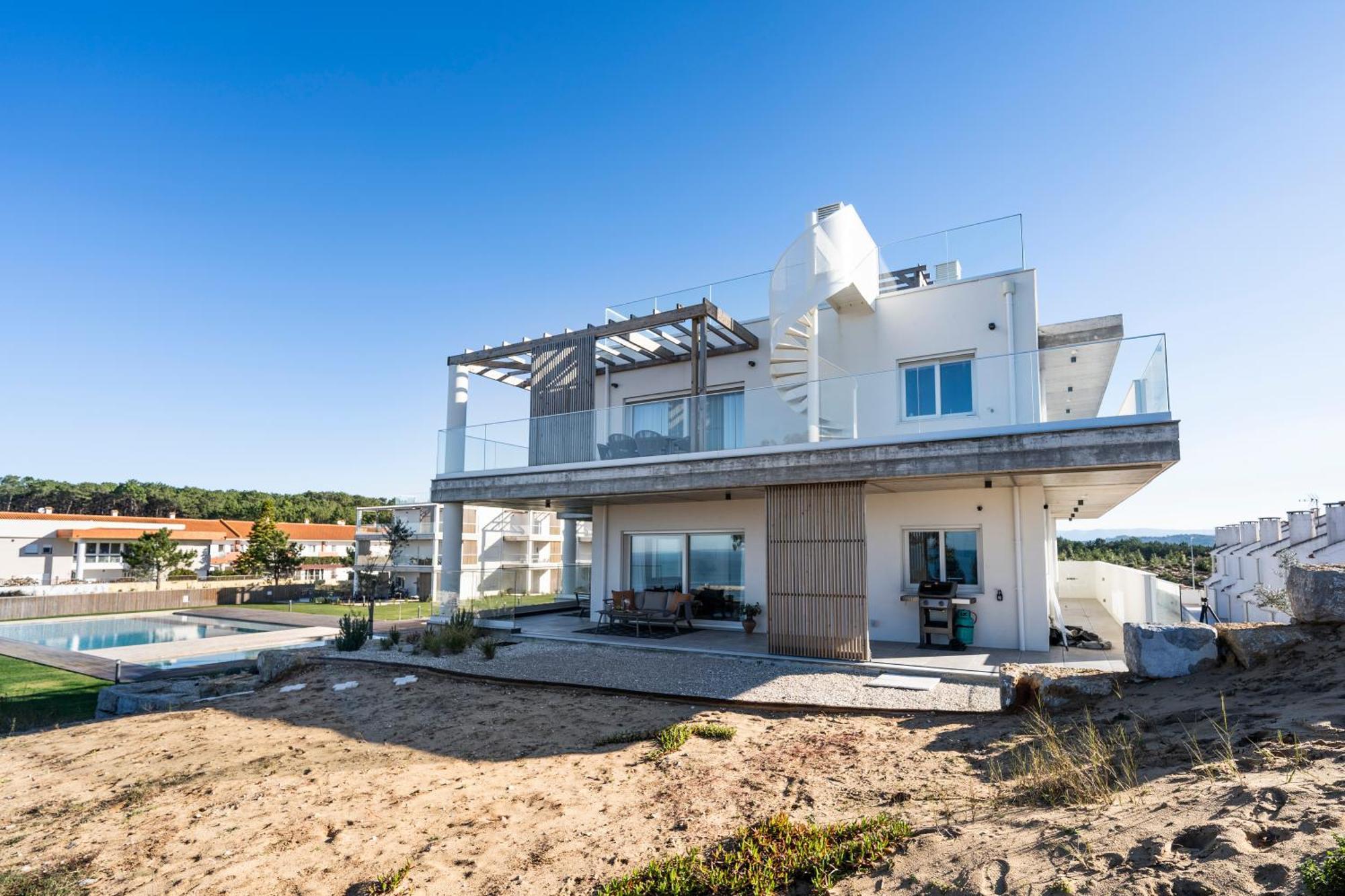 Mar A Vista - Condominium With Pool, Gym And Sea Views Nazaré Rum bild