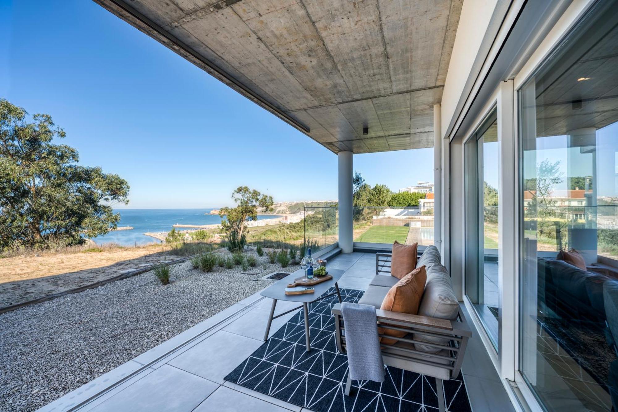 Mar A Vista - Condominium With Pool, Gym And Sea Views Nazaré Rum bild