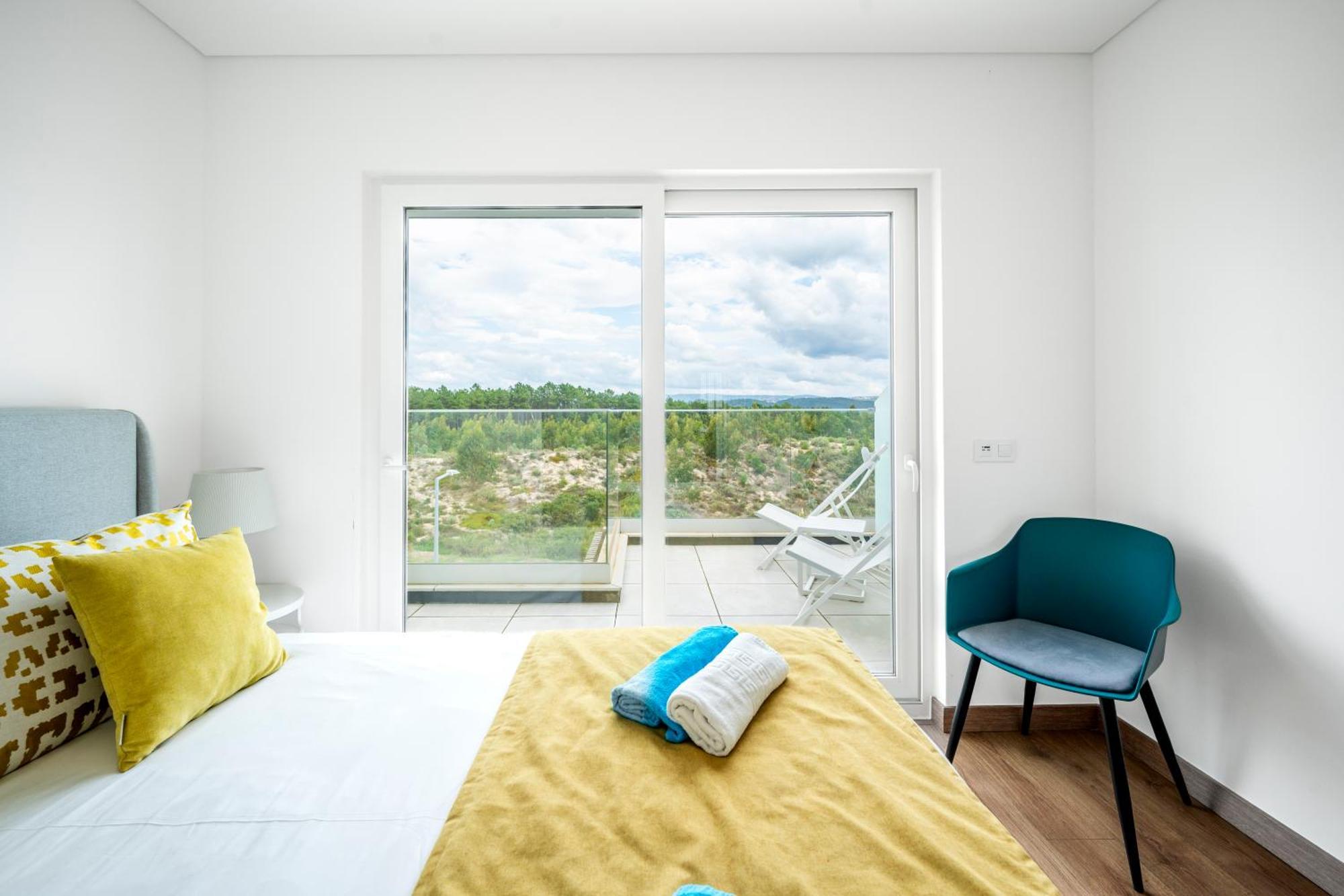 Mar A Vista - Condominium With Pool, Gym And Sea Views Nazaré Rum bild
